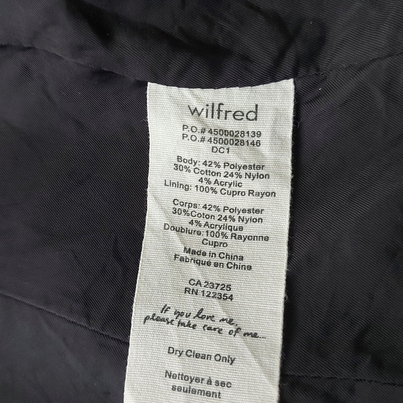 Aritzia Wilfred Pirouette Jacket Blazer 0 - Picture 7 of 7
